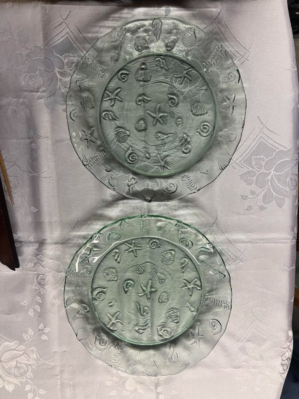 Set of Two Ocean Themed Plates